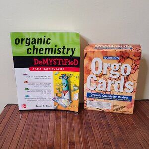 Organic Chemistry Demystified & Barrons  Orgo Cards